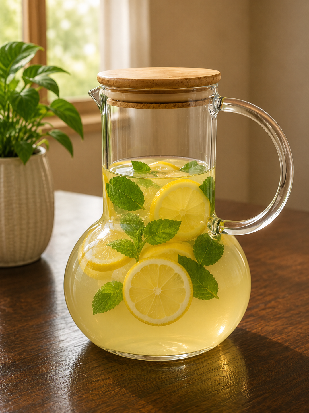 پارچ شیشه‌ای خمره ای