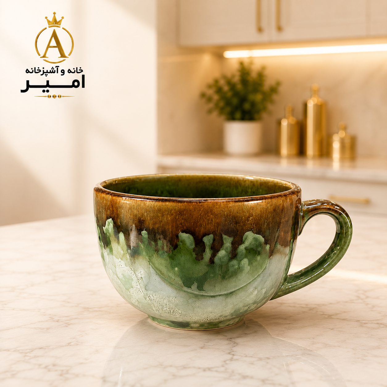 سوپ خوری سفالی لعابدار