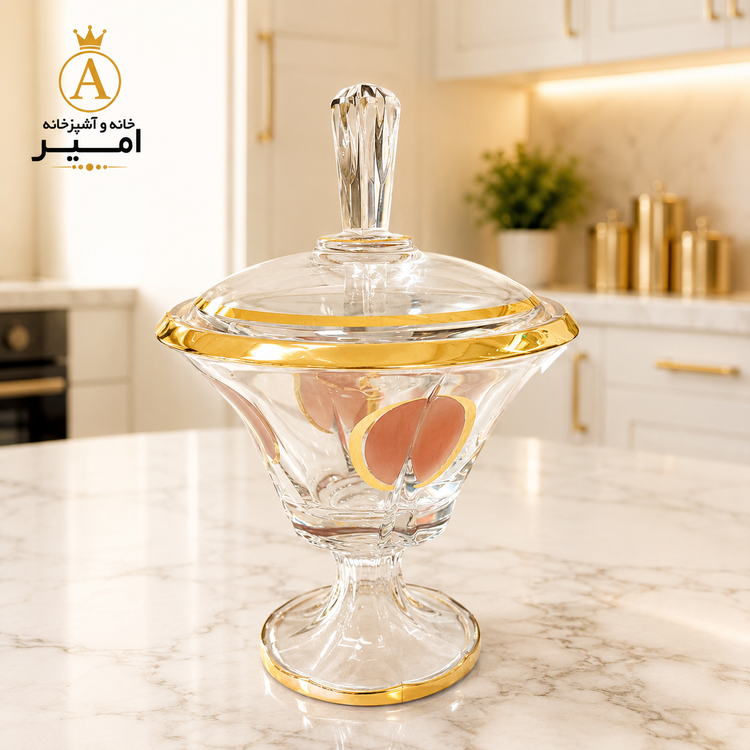 قندان کریستالی اصل آلمان